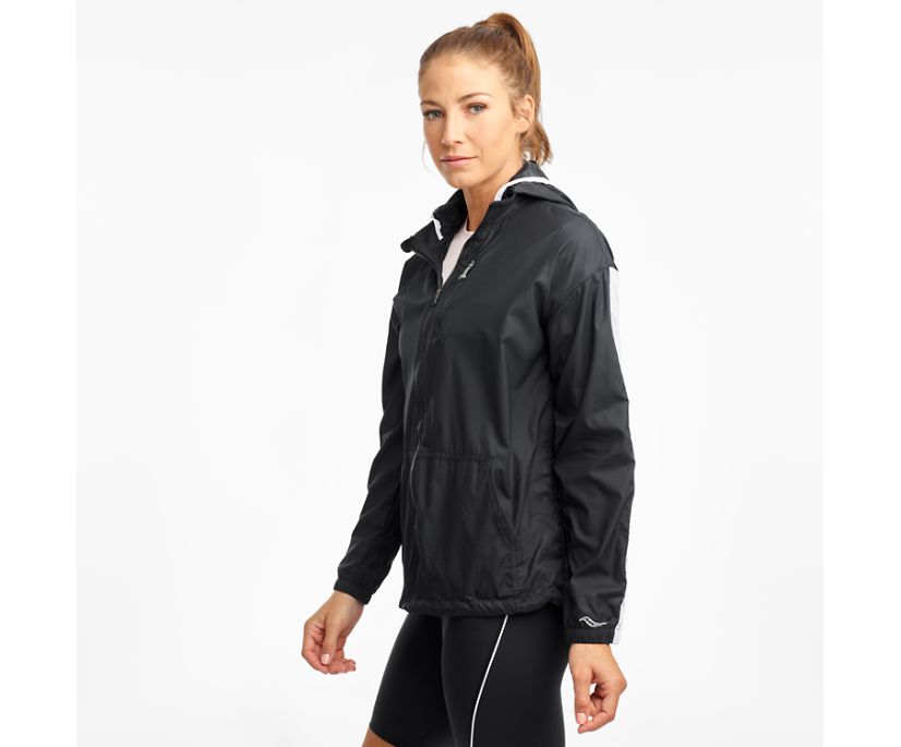 Chaquetas Saucony Packaway Mujer Negros | México 272SGLO